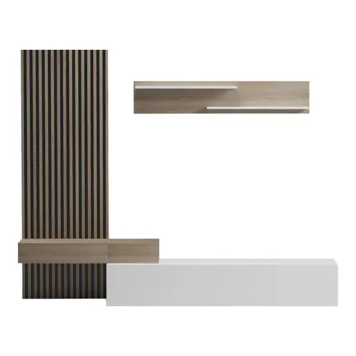 230-000091 Комода Litende бела-сонома