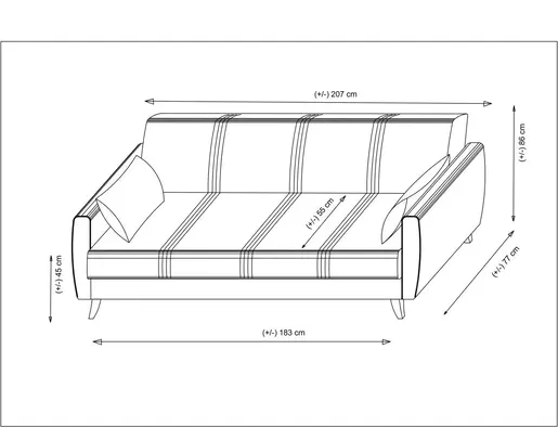 730MST1211 Софа Beatricis