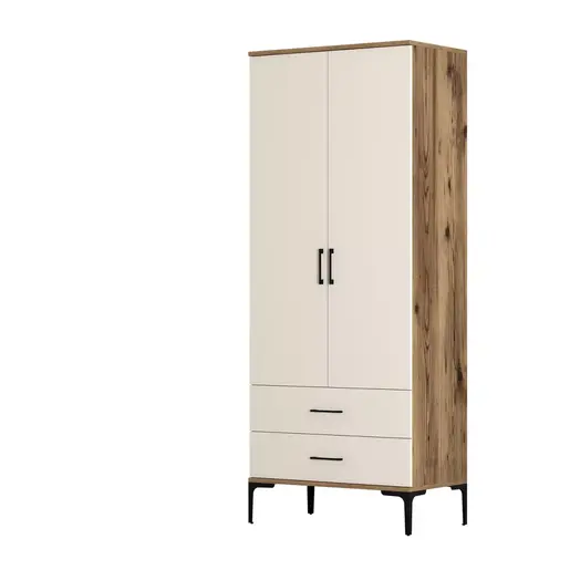 845HCT5416 Плакар Kumsal T - Walnut, Cream