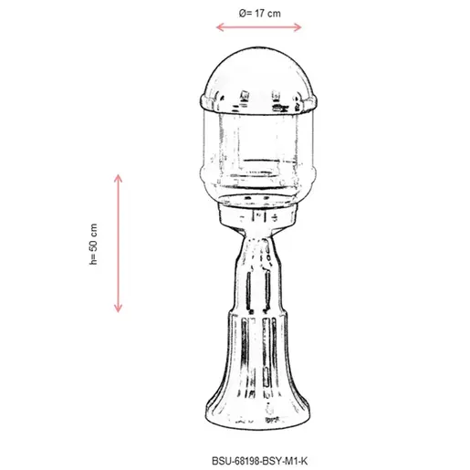 685AVN1305 Ѕидна ламба BSU-68198-BSY-M1-K