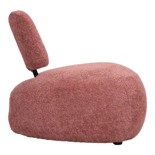 110-000101 Фотелја Stonie темно розева 67x73x67cm