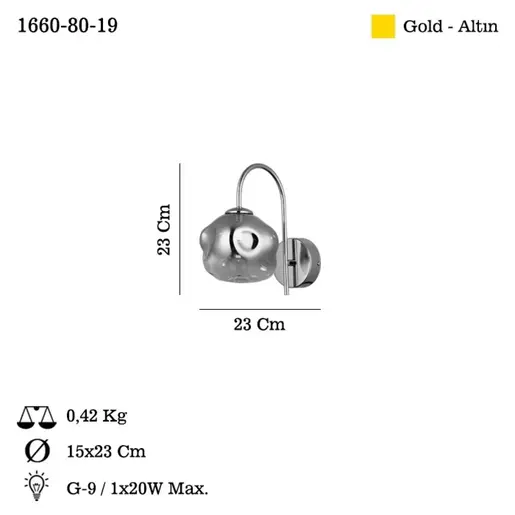 341LCA1604 Ѕидна ламба Herman - 80-19