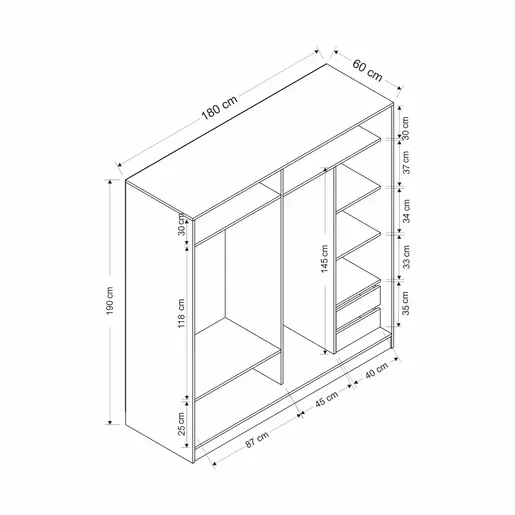 506MNR2535 Плакар Kale - 3172