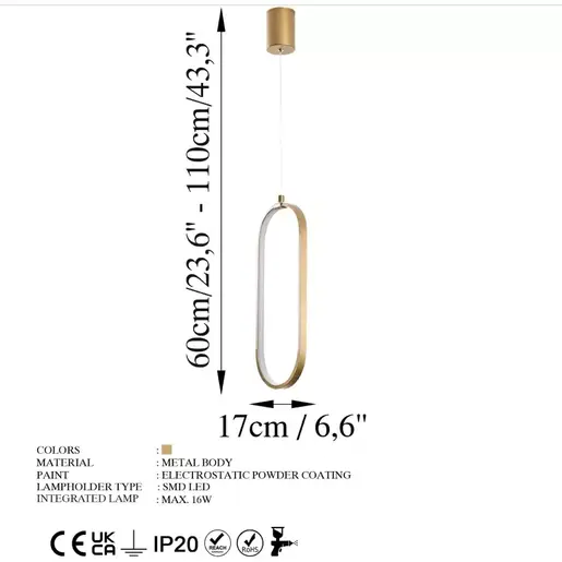 119FRS1526 Лустер Fermat gold