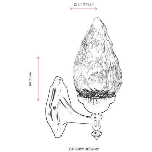 685AVN1277 Ѕидна ламба BAP-68191-1BSY-M2