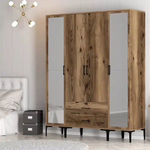 845HCT5477 Плакар Kumsal RTR - Walnut