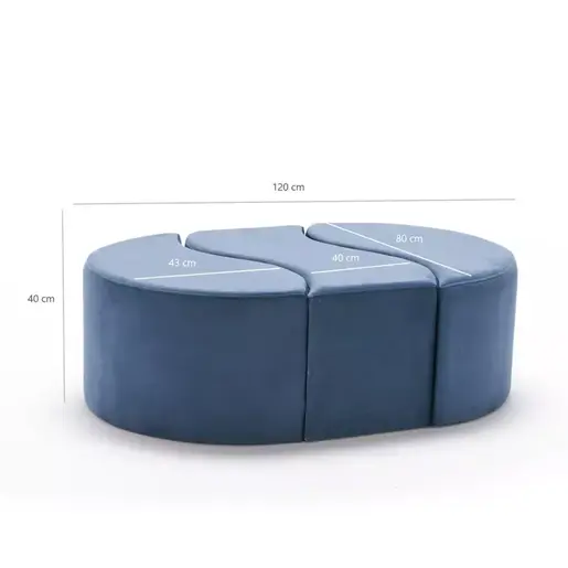 825BLC1616 Табуретка Alya Blue