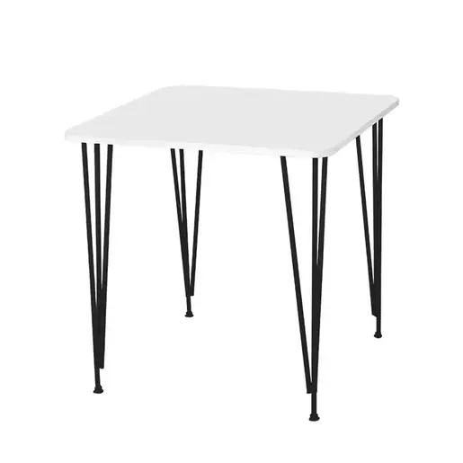 FD-2WRCKTSPL7070-1002 Трпезариска маса со 2 столици РИЧМОНД Бела