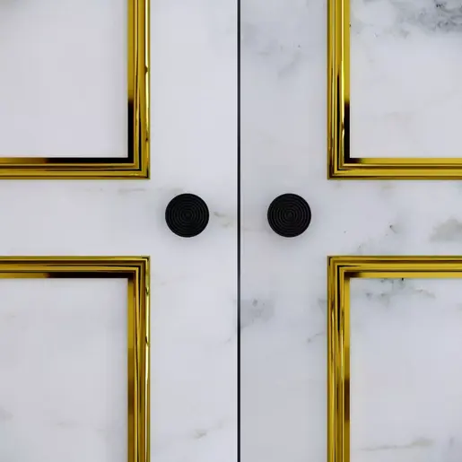 801CMY3439 Плакар Martin 3 - White, Black, Gold