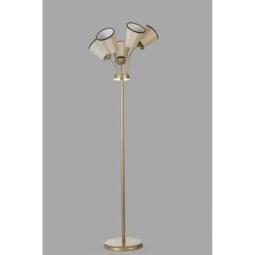 534LUN4525 Подна ламба Güneş 5 Li Eskitme 15-3 Abajurlu Lambader