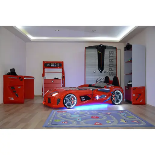 880MSV2108 Детски кревет Mnv3 - Red
