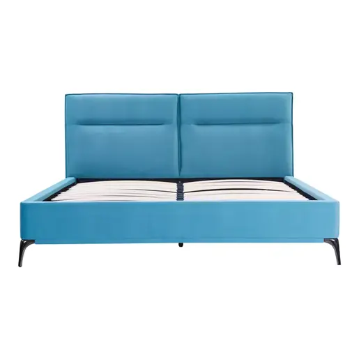 006-000047 Дупли кревет Ikina Тапациран во петрол боја 160x200cm