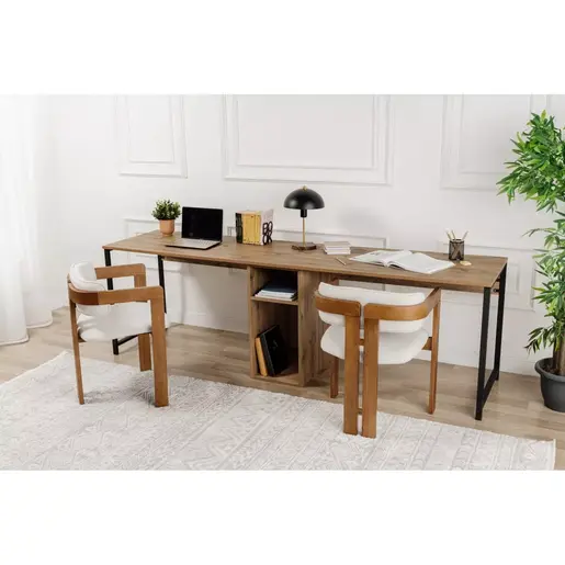 241NRD1103 Биро Twin Study Desk - Atlantic Pine