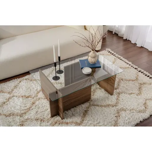 353NRD1101 Клуб маса Vetrino - Walnut