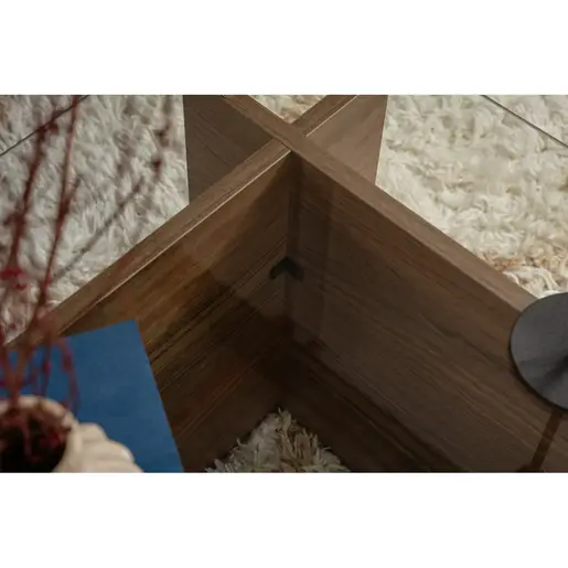 353NRD1101 Клуб маса Vetrino - Walnut