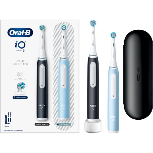 Oral-B iO Series 3 DUO pack (BLACK+BLUE) електрична четка за заби