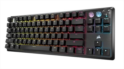 KEYBOARD MECHANICAL CORSAIR K70 PRO TKL RGB, MGX HYPERDRIV– MAGNETIC, Black,  CH-911911G-NA