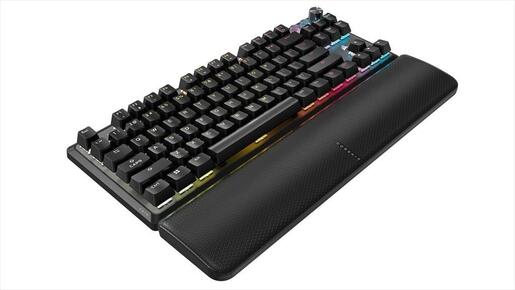 KEYBOARD MECHANICAL CORSAIR K70 PRO TKL RGB, MGX HYPERDRIV– MAGNETIC, Black,  CH-911911G-NA