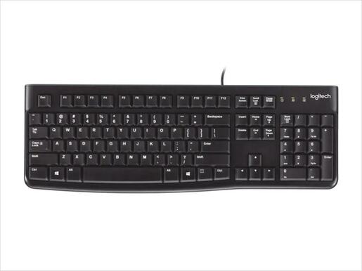 KEYBOARD WIRED USB LOGITECH K120, 920-002479