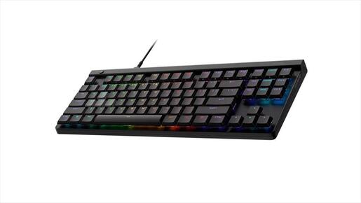 KEYBOARD MECHANICAL LOGITECH G515 RAPID TKL Low-profile Magnetic analog switch LIGHTSPEED WIRED RGB TACTILE Black , 920-013861
