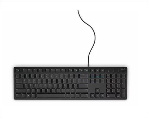 KEYBOARD WIRED USB DELL KB 216 Black