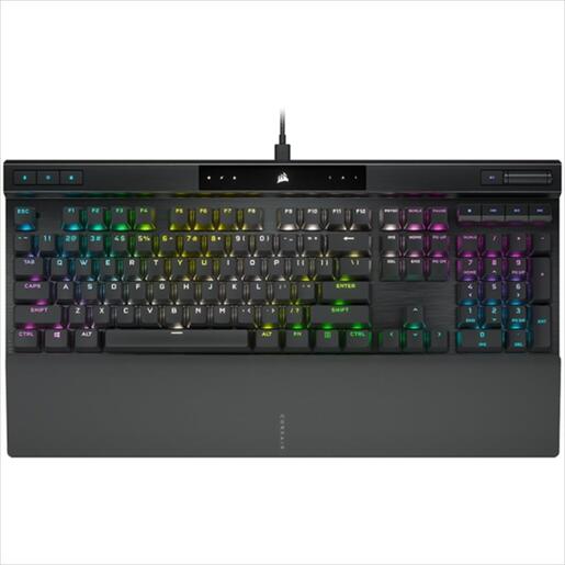 KEYBOARD MECHANICAL CORSAIR K70 PRO RGB,  CHERRY MX RED SWITCH, Black, CH-9109410-NA
