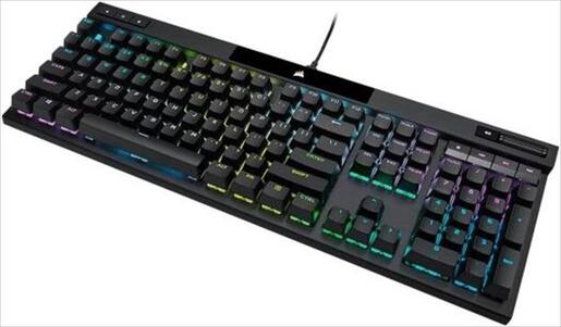 KEYBOARD MECHANICAL CORSAIR K70 PRO RGB,  CHERRY MX RED SWITCH, Black, CH-9109410-NA