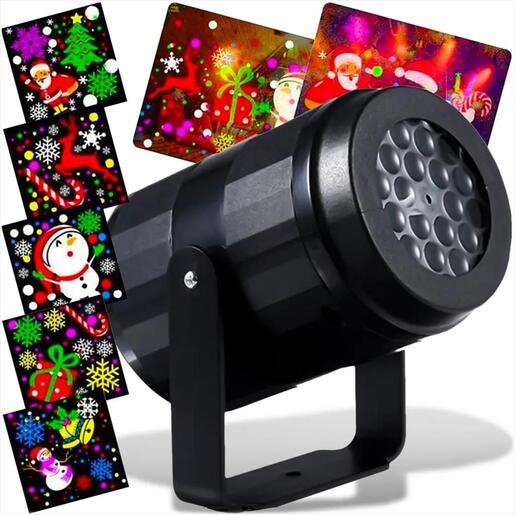 PROJECTOR LASER EXTRALINK CHRISTMAS FOR HOME USE, IP65, Black, EX.73509