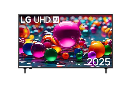 LG TV 55UA74003LB, 4K UHD, Smart TV, WebOS 25, ThinQ, а7 АI Processor 4K Gen8, HDR10 Pro