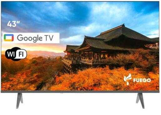 FUEGO LED TV 43ELU720GTV, 4K UHD, Smart TV, Android 11, ARM CA53  Quad core, G52MC1