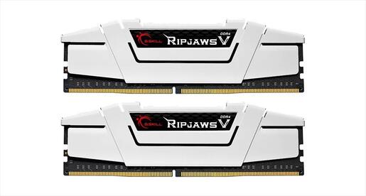 RAM DDR4 32GB (2x16GB) 3600MHz G.SKILL RipjawsV White F4-3600C18D-32GVW
