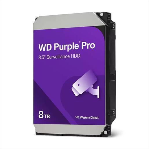 HDD 3,5" 8TB WD PURPLE PRO 7200RPM 256MB 24x7 SATAIII WD8002PURP