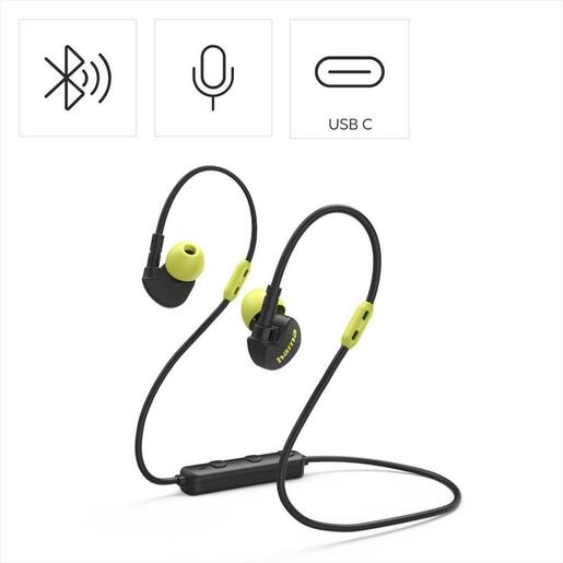 EARPHONES WIRELESS HAMA Freedom Athletics III, Bluetooth w/microphone, Black 221775