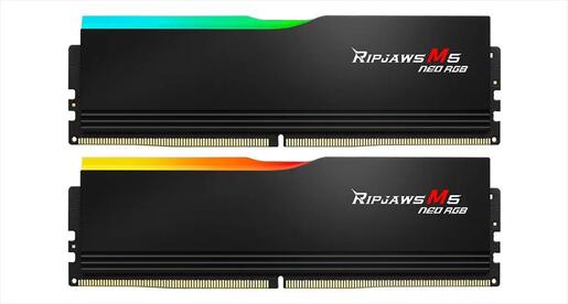 RAM DDR5 32GB(2x16GB) 6000MHz CL36 G.SKILL Ripjaws M5 NEO RGB AMD EXPO Black F5-6000J3636F16GX2-RM5NRK