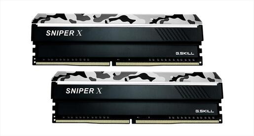 RAM DDR4 16GB (2x8GB) 3600MHz G.SKILL SniperX F4-3600C19D-16GSXWB