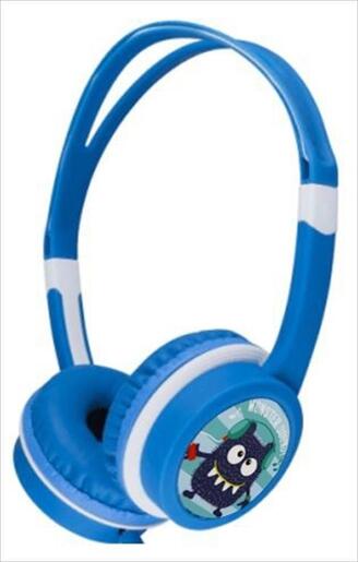 HEADPHONES GEMBIRD KIDS Blue, w/microphone 1x3.5mm jack, MHP-JR-B