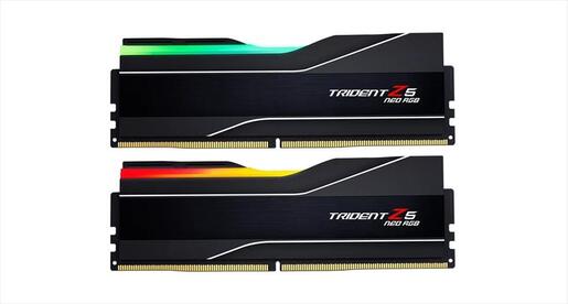 RAM DDR5 128GB(2x64GB) 6000MHz CL34 G.SKILL Trident Z5 NEO RGB Intel XMP/AMD EXPO matte black F5-6000J3444F64GX2-TZ5NR