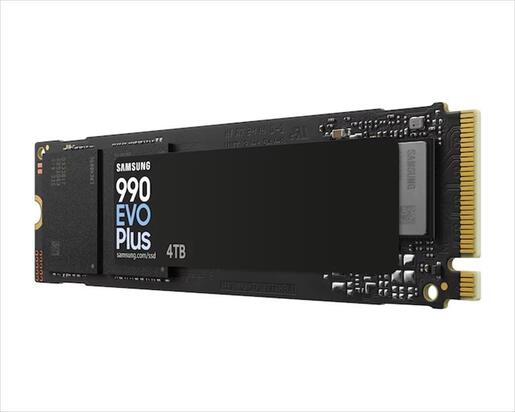 SSD M.2 4TB SAMSUNG 990 EVO PLUS NVMe PCIe Gen5 7.250/6.300MB/s MZ-V9S4T0BW