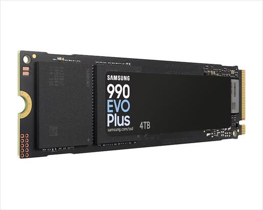 SSD M.2 4TB SAMSUNG 990 EVO PLUS NVMe PCIe Gen5 7.250/6.300MB/s MZ-V9S4T0BW