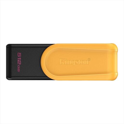 USB Flash Drive 3.2 Gen1 512GB KINGSTON DATA TRAVELER EXODIA S, Black/Orange, DTXS/512GB