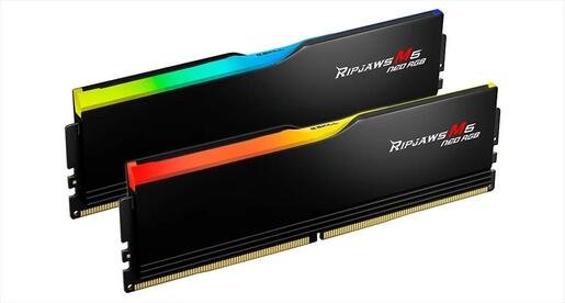 RAM DDR5 32GB(2x16GB) 6000MHz CL36 G.SKILL Ripjaws M5 NEO RGB AMD EXPO Black F5-6000J3648D16GX2-RM5NRK