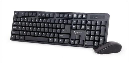 COMBO KEYBOARD AND MOUSE WIRELESS GEMBIRD Black, KBS-W-01