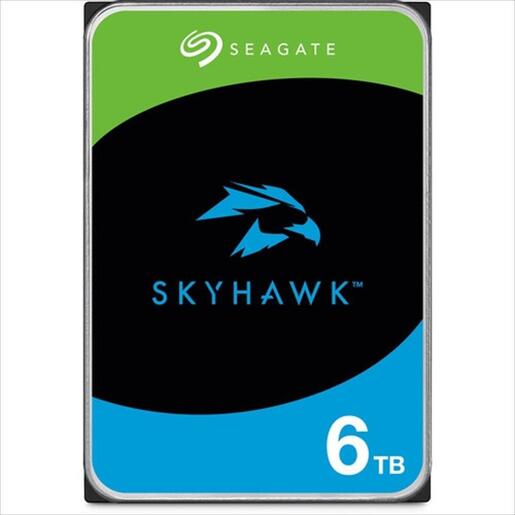 HDD 3,5" 6TB SEAGATE SkyHawk 5400RPM 256MB 24x7 SATAIII ST6000VX009