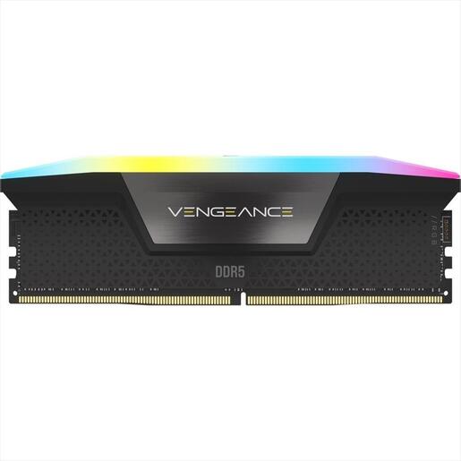 RAM DDR5 32GB (2x16GB) 6400MHz CL36 CORSAIR Vengeance RGB Grey, EXPO & XMP, CMH32GX5M2B6400Z36