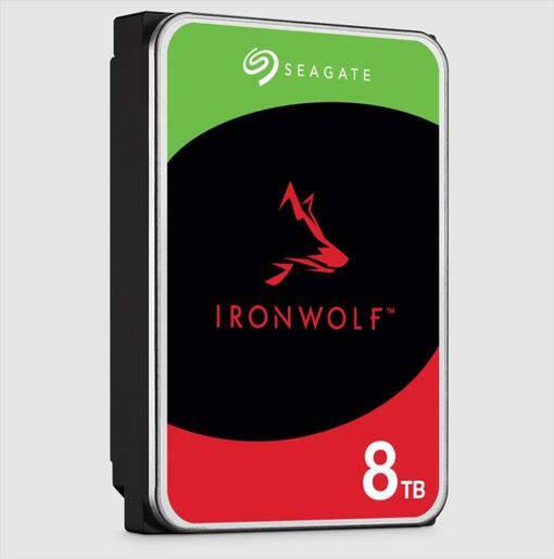 HDD 3,5" 8TB SEAGATE IronWolf NAS 7200RPM 256MB 24x7 SATAIII ST8000VN004/2