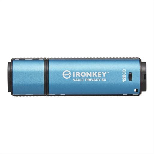 USB Flash Drive 3.2 Gen1 128GB KINGSTON IRONKEY VAULT PRIVACY 50, IKVP50/128GB