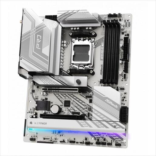 MB AM5 X870 Pro RS WIFI ASROCK 4xDDR5 8000+(OC), PCIe5.0x16, PCIe4.0x16, 3xM.2, 4xSATAIII, HDMI, DP, 2.5GB LAN, USB Type-C, WIFI 7