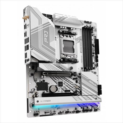 MB AM5 X870 Pro RS WIFI ASROCK 4xDDR5 8000+(OC), PCIe5.0x16, PCIe4.0x16, 3xM.2, 4xSATAIII, HDMI, DP, 2.5GB LAN, USB Type-C, WIFI 7