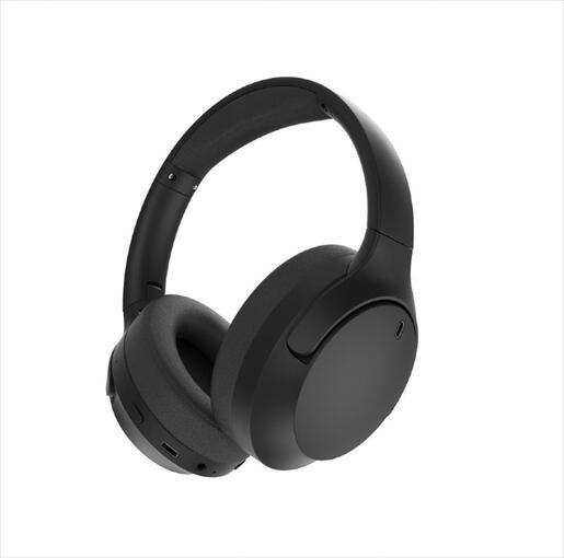HEADPHONES WIRELESS GEMBIRD BLUETOOTH 5.3 w/active noise cancelling BLACK, BHP-ANC-01