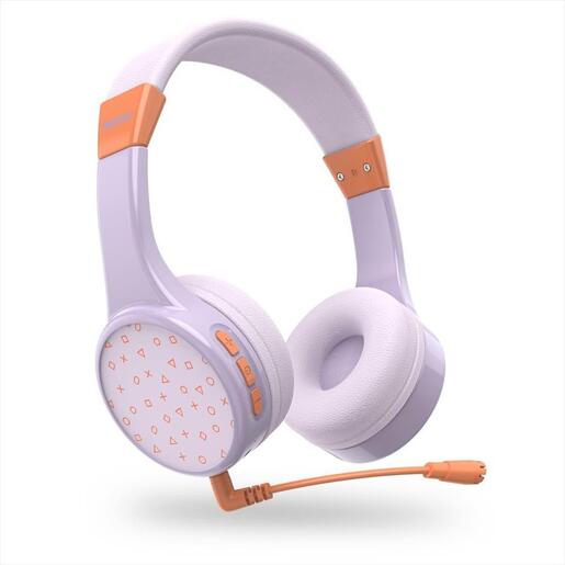 HEADPHONES WIRELESS HAMA Bluetooth "TEENS GUARD II", Orange/Purple, w/detachable microphone, 184183